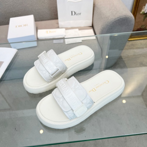 Wholesale Christian Dior Slippers For Women #1225050 $80.00 USD, Wholesale Quality Replica Christian Dior Slippers