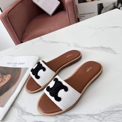 Wholesale Celine Slippers For Women #1225066 $68.00 USD, Wholesale Quality Replica Celine Slippers