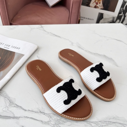 Replica Celine Slippers For Women #1225066 $68.00 USD for Wholesale