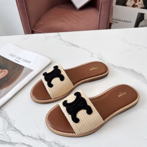 Wholesale Celine Slippers For Women #1225067 $68.00 USD, Wholesale Quality Replica Celine Slippers