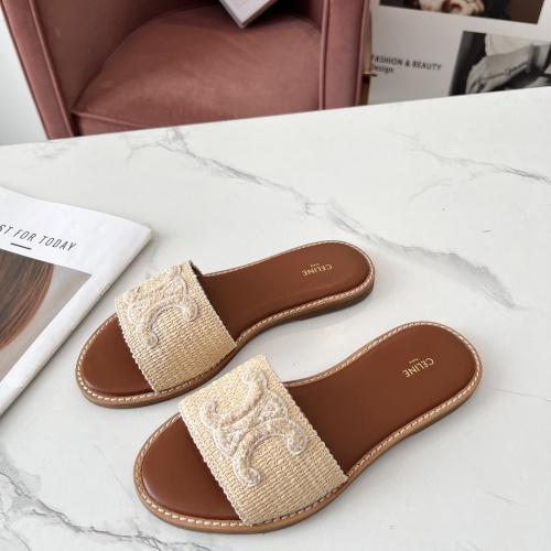 Wholesale Celine Slippers For Women #1225072 $68.00 USD, Wholesale Quality Replica Celine Slippers