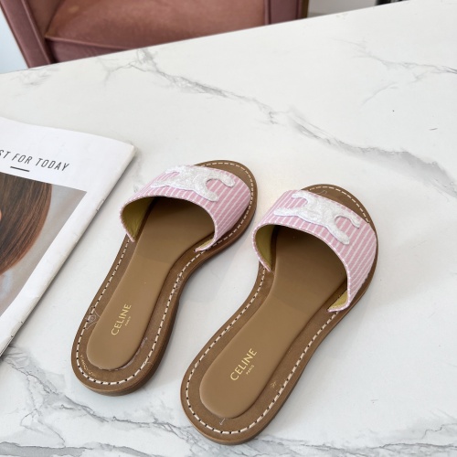 Replica Celine Slippers For Women #1225076 $82.00 USD for Wholesale