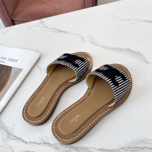 Replica Celine Slippers For Women #1225086 $82.00 USD for Wholesale