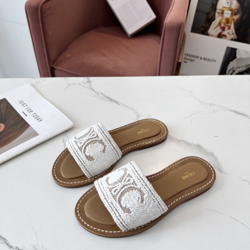 Wholesale Celine Slippers For Women #1225089 $88.00 USD, Wholesale Quality Replica Celine Slippers