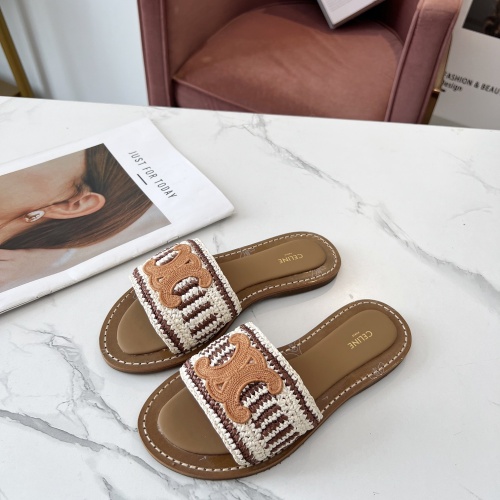 Wholesale Celine Slippers For Women #1225092 $88.00 USD, Wholesale Quality Replica Celine Slippers