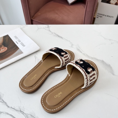 Replica Celine Slippers For Women #1225094 $88.00 USD for Wholesale