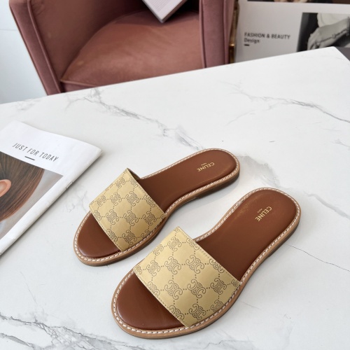 Replica Celine Slippers For Women #1225100 $68.00 USD for Wholesale