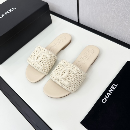 Wholesale Chanel Slippers For Women #1225129 $102.00 USD, Wholesale Quality Replica Chanel Slippers