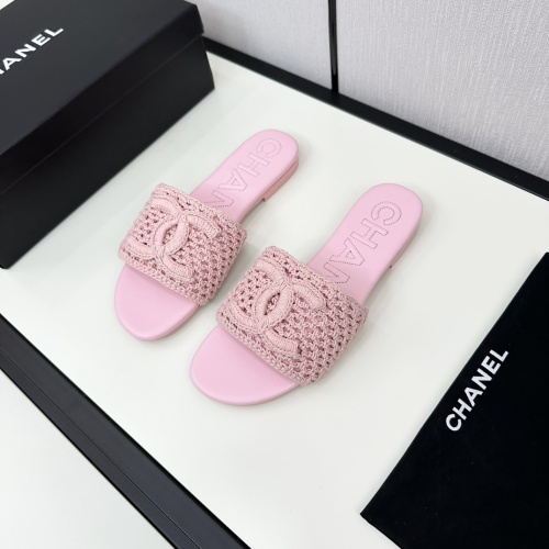 Wholesale Chanel Slippers For Women #1225130 $102.00 USD, Wholesale Quality Replica Chanel Slippers