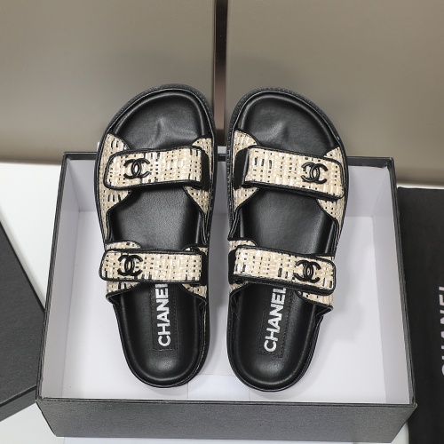 Replica Chanel Slippers For Women #1225136 $88.00 USD for Wholesale