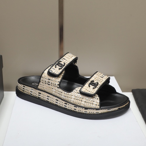 Replica Chanel Slippers For Women #1225136 $88.00 USD for Wholesale