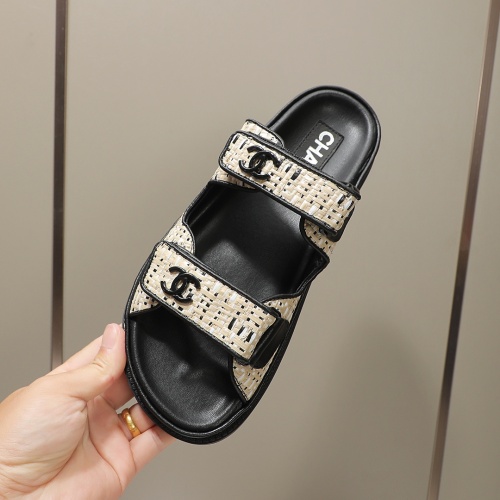 Replica Chanel Slippers For Women #1225136 $88.00 USD for Wholesale