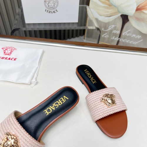 Replica Versace Slippers For Women #1225145 $82.00 USD for Wholesale