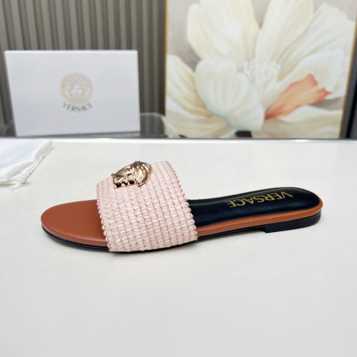 Replica Versace Slippers For Women #1225145 $82.00 USD for Wholesale