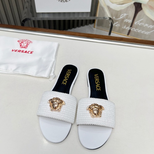 Replica Versace Slippers For Women #1225148 $82.00 USD for Wholesale