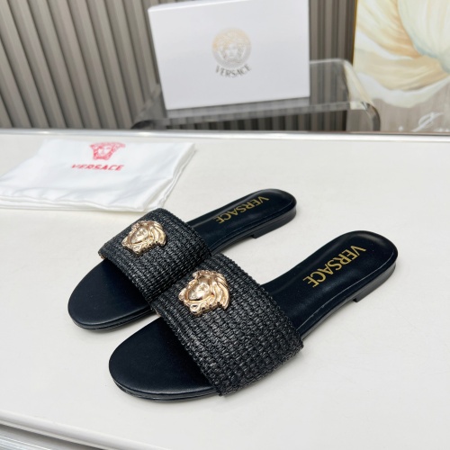 Wholesale Versace Slippers For Women #1225149 $82.00 USD, Wholesale Quality Replica Versace Slippers