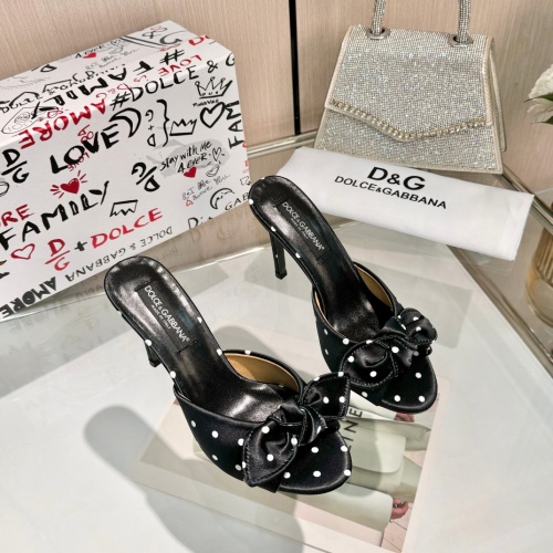 Replica Dolce & Gabbana D&G Slippers For Women #1225157 $88.00 USD for Wholesale