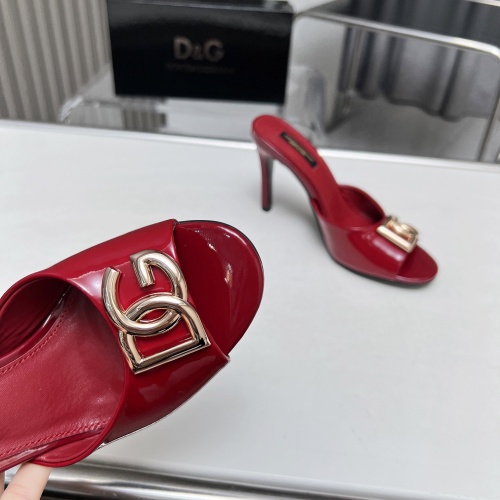 Replica Dolce & Gabbana D&G Slippers For Women #1225234 $85.00 USD for Wholesale