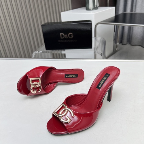 Replica Dolce & Gabbana D&G Slippers For Women #1225234 $85.00 USD for Wholesale