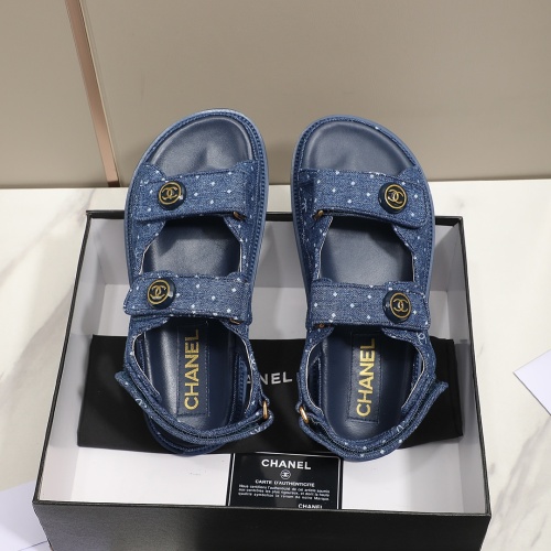 Replica Chanel Sandal For Women #1225242 $92.00 USD for Wholesale