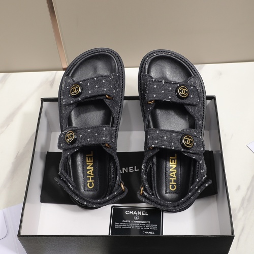 Replica Chanel Sandal For Women #1225243 $92.00 USD for Wholesale