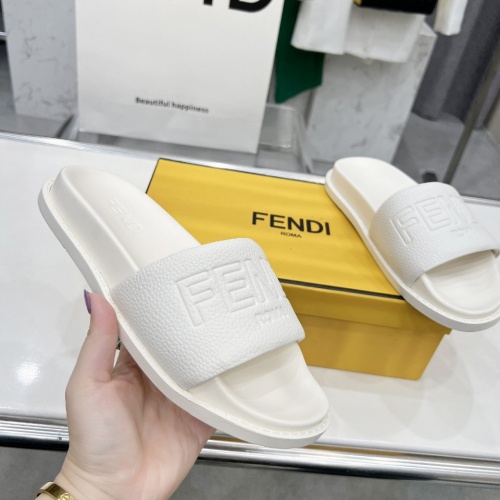 Replica Fendi Slippers For Men #1225269 $85.00 USD for Wholesale