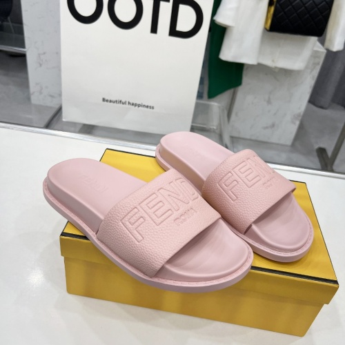 Replica Fendi Slippers For Women #1225272 $85.00 USD for Wholesale