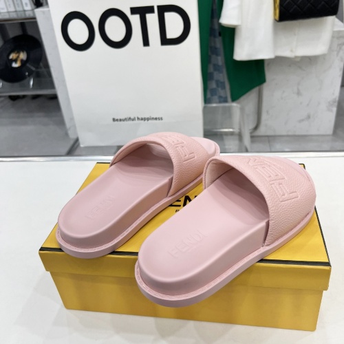 Replica Fendi Slippers For Women #1225272 $85.00 USD for Wholesale