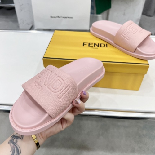 Replica Fendi Slippers For Women #1225272 $85.00 USD for Wholesale