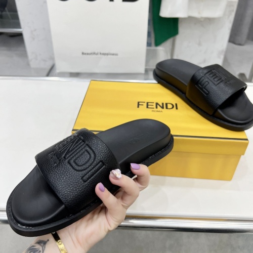 Replica Fendi Slippers For Women #1225275 $85.00 USD for Wholesale