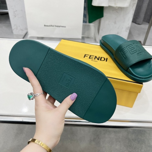 Replica Fendi Slippers For Women #1225278 $85.00 USD for Wholesale