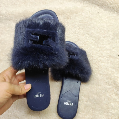 Wholesale Fendi Slippers For Women #1225297 $80.00 USD, Wholesale Quality Replica Fendi Slippers