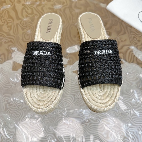 Wholesale Prada Slippers For Women #1225305 $96.00 USD, Wholesale Quality Replica Prada Slippers