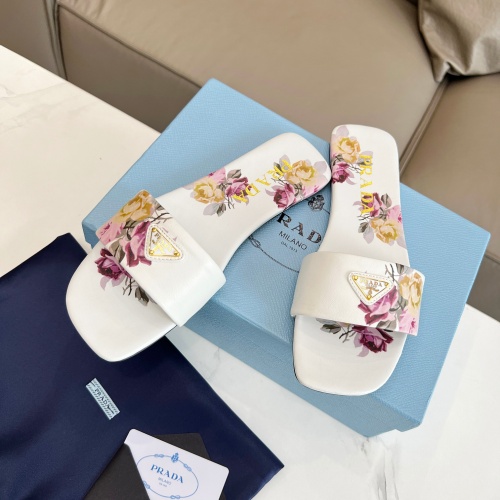 Wholesale Prada Slippers For Women #1225318 $85.00 USD, Wholesale Quality Replica Prada Slippers