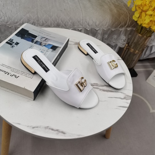 Replica Dolce & Gabbana D&G Slippers For Women #1225356 $122.00 USD for Wholesale