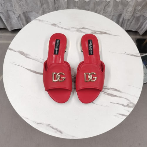 Replica Dolce & Gabbana D&G Slippers For Women #1225358 $122.00 USD for Wholesale