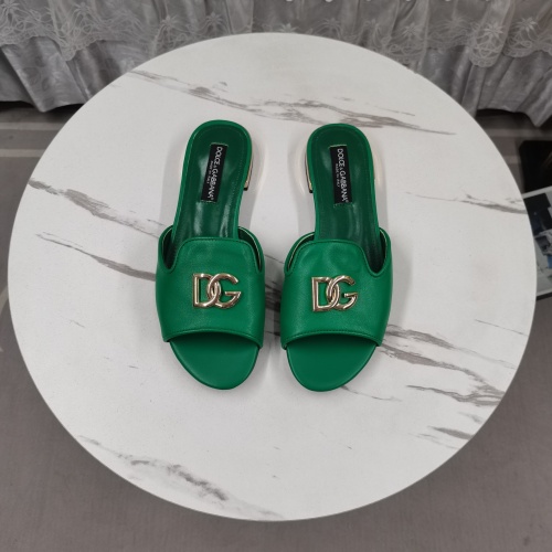 Replica Dolce & Gabbana D&G Slippers For Women #1225360 $122.00 USD for Wholesale