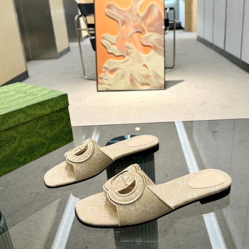 Replica Gucci Slippers For Women #1225366 $82.00 USD for Wholesale