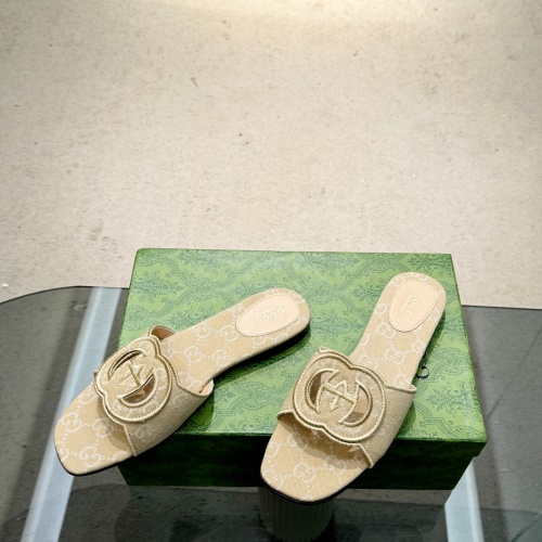 Replica Gucci Slippers For Women #1225366 $82.00 USD for Wholesale