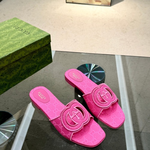 Wholesale Gucci Slippers For Women #1225370 $82.00 USD, Wholesale Quality Replica Gucci Slippers