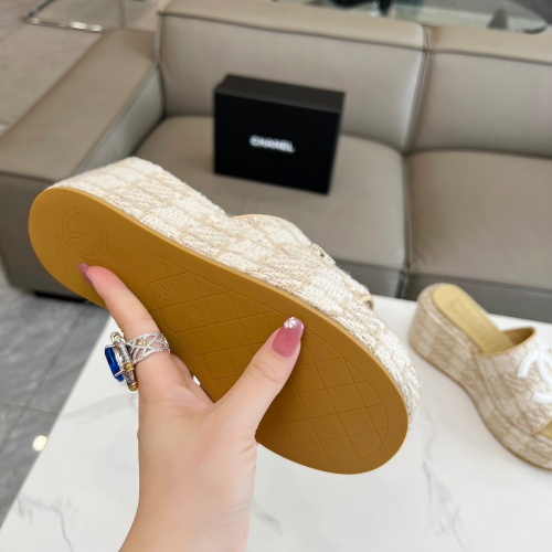 Replica Chanel Slippers For Women #1225402 $80.00 USD for Wholesale