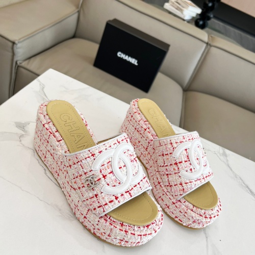 Replica Chanel Slippers For Women #1225403 $80.00 USD for Wholesale