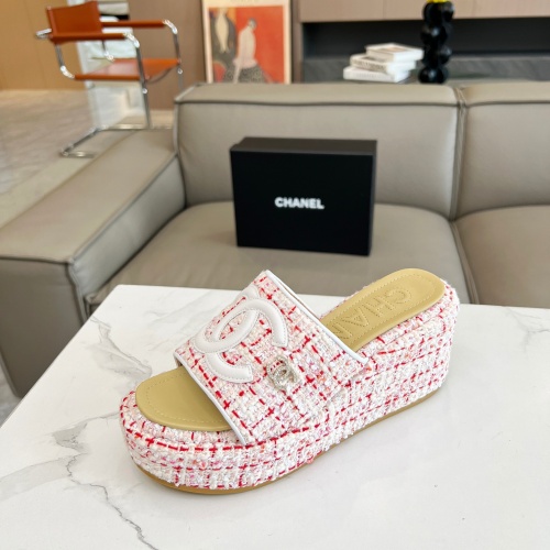 Replica Chanel Slippers For Women #1225403 $80.00 USD for Wholesale