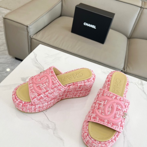 Replica Chanel Slippers For Women #1225404 $80.00 USD for Wholesale