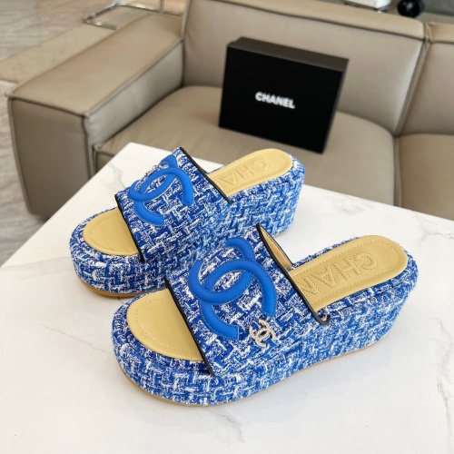 Wholesale Chanel Slippers For Women #1225411 $80.00 USD, Wholesale Quality Replica Chanel Slippers