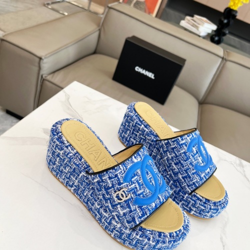 Replica Chanel Slippers For Women #1225411 $80.00 USD for Wholesale