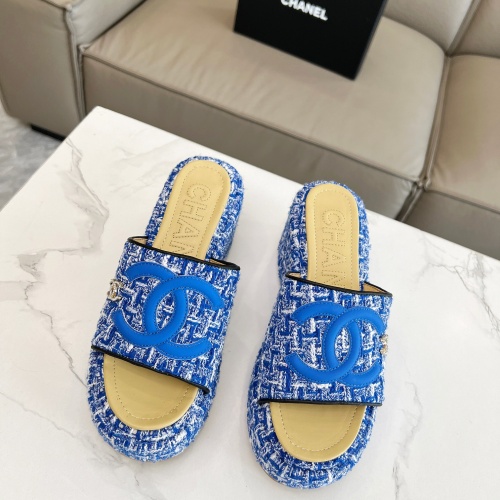 Replica Chanel Slippers For Women #1225411 $80.00 USD for Wholesale