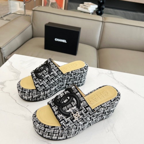 Wholesale Chanel Slippers For Women #1225412 $80.00 USD, Wholesale Quality Replica Chanel Slippers