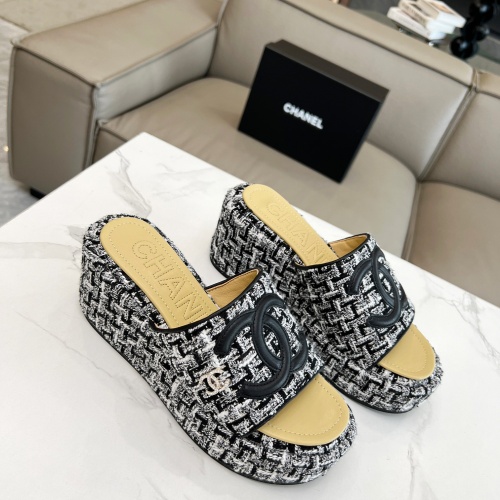 Replica Chanel Slippers For Women #1225412 $80.00 USD for Wholesale