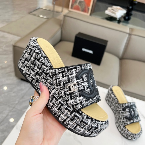 Replica Chanel Slippers For Women #1225412 $80.00 USD for Wholesale